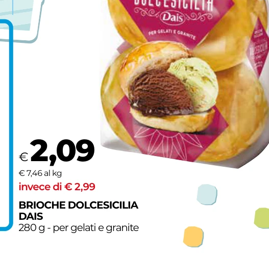 BRIOCHE DOLCESICILIA DAIS