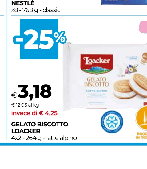 GELATO BISCOTTO LOACKER