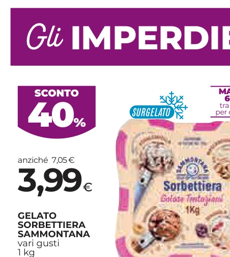 GELATO SORBETTIERA SAMMONTANA