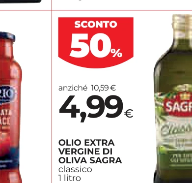 OLIO EXTRA VERGINE DI OLIVA SAGRA