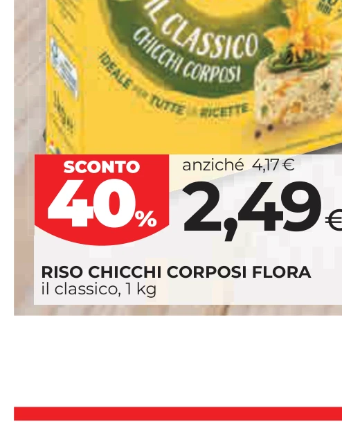 RISO CHICCHI CORPOSI FLORA