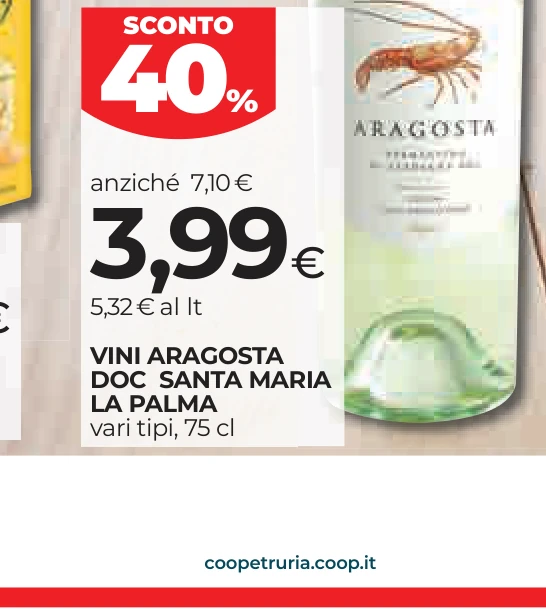 VINI ARAGOSTA DOC SANTA MARIA LA PALMA