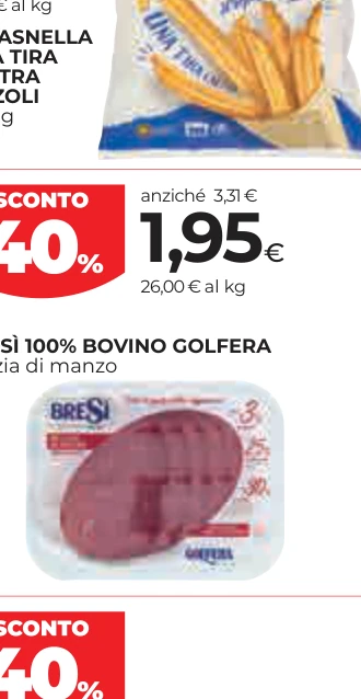 BRESÌ 100% BOVINO GOLFERA
