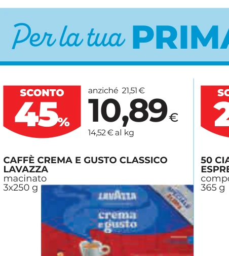 CAFFÈ CREMA E GUSTO CLASSICO LAVAZZA