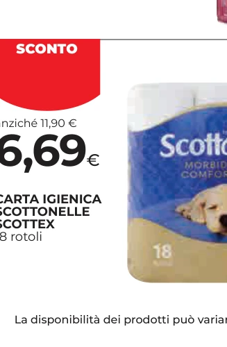CARTA IGIENICA SCOTTONELLE SCOTTEX