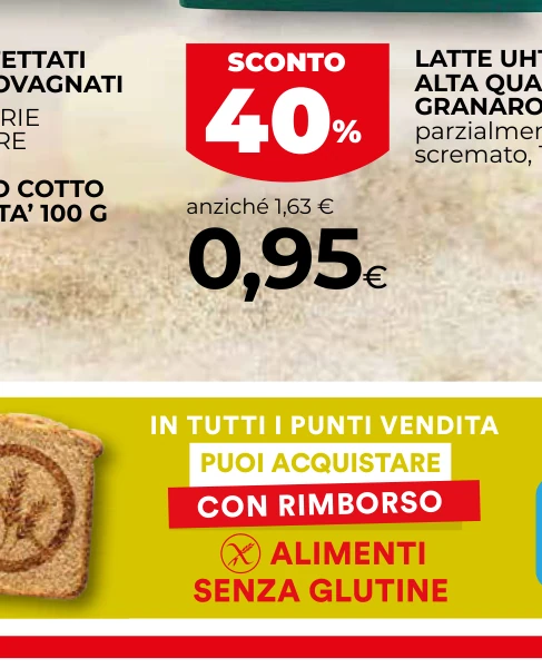 IN TUTTI I PUNTI VENDITA PUOI ACQUISTARE CON RIMBORSO