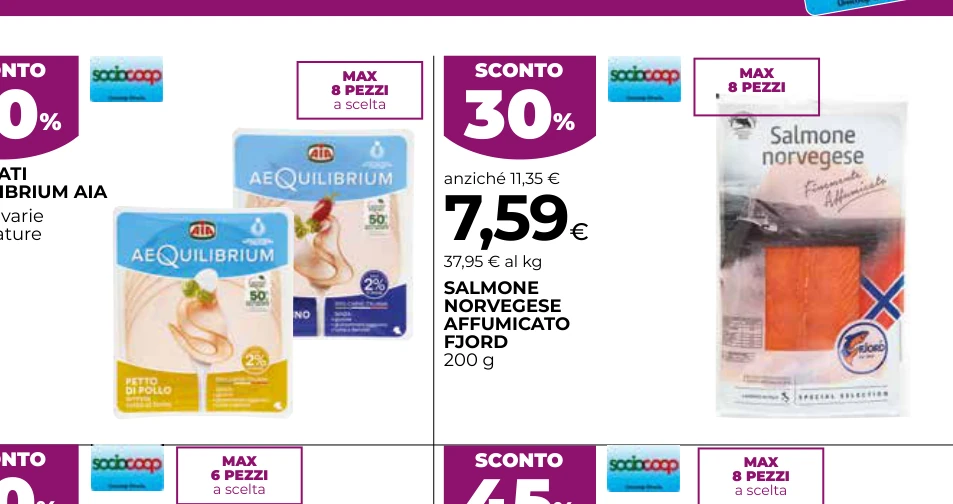 SALMONE NORVEGESE AFFUMICATO FJORD