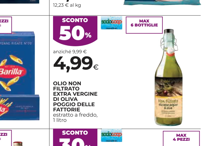 OLIO NON FILTRATO EXTRA VERGINE DI OLIVA POGGIO DELLE FATTORIE