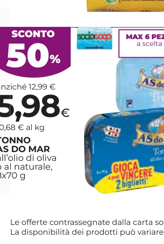TONNO TON AS DO MAR