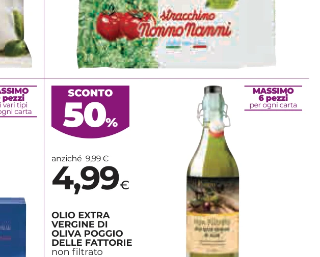 OLIO EXTRA VERGINE DI OLIVA POGGIO DELLE FATTORIE