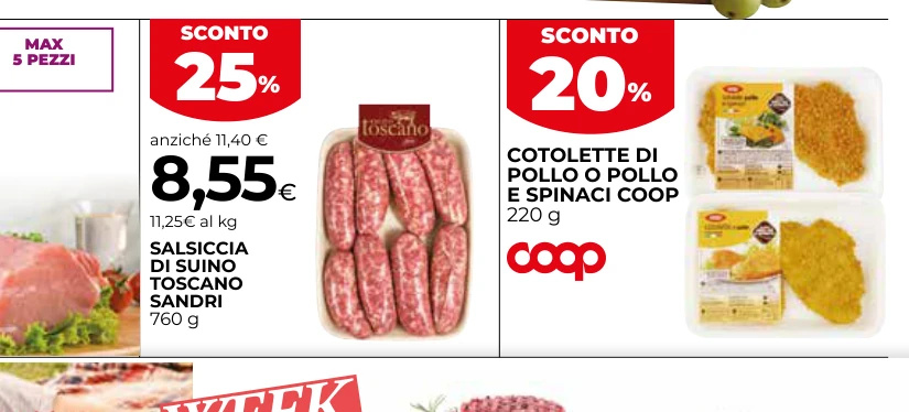 SALSICCIA DI SUINO TOSCANO SANDRI