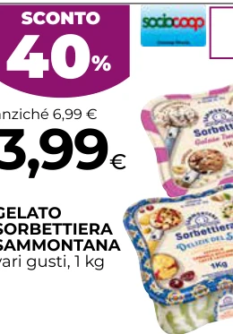 GELATO SORBETTIERA SAMMONTANA