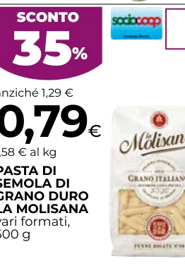 PASTA DI SEMOLA DI GRANO DURO LA MOLISANA