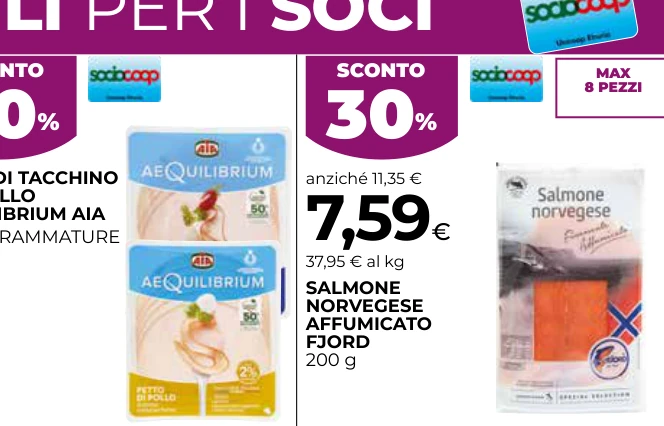 SALMONE NORVEGESE AFFUMICATO FJORD