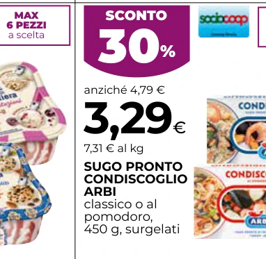 SUGO PRONTO CONDISCOGLIO ARBI
