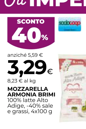 MOZZARELLA ARMONIA BRIMI