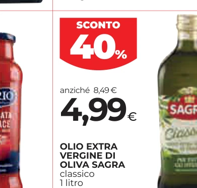 OLIO EXTRA VERGINE DI OLIVA SAGRA