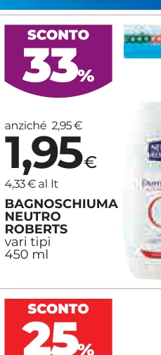 BAGNOSCHIUMA NEUTRO ROBERTS