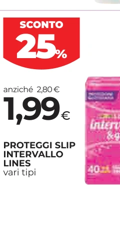 PROTEGGI SLIP INTERVALLO LINES