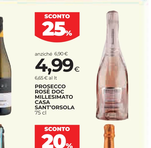 PROSECCO ROSÈ DOC MILLESIMATO CASA SANT’ORSOLA