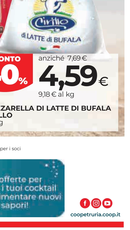 MOZZARELLA DI LATTE DI BUFALA