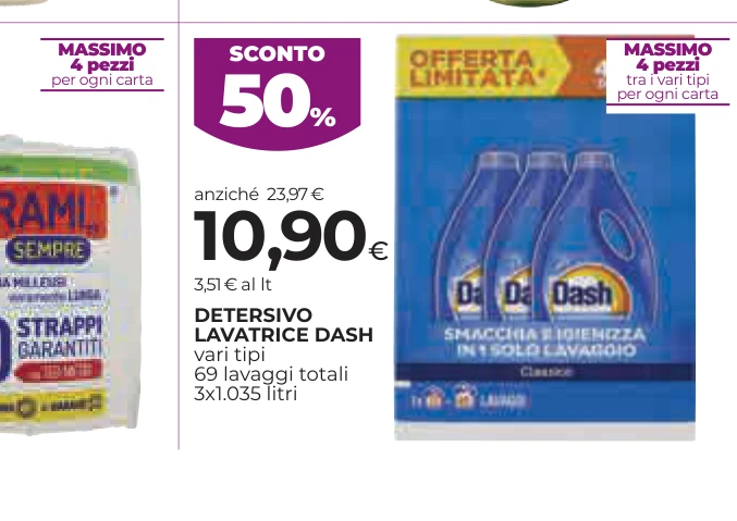 DETERSIVO LAVATRICE DASH