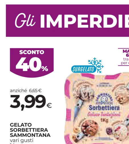 GELATO SORBETTIERA SAMMONTANA