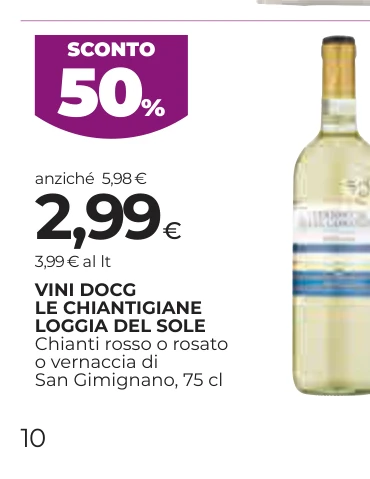 VINI DOCG LE CHIANTIGIANE LOGGIA DEL SOLE