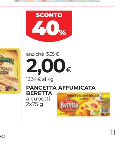PANCETTA AFFUMICATA BERETTA