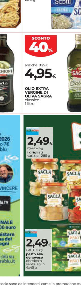 OLIO EXTRA VERGINE DI OLIVA SAGRA