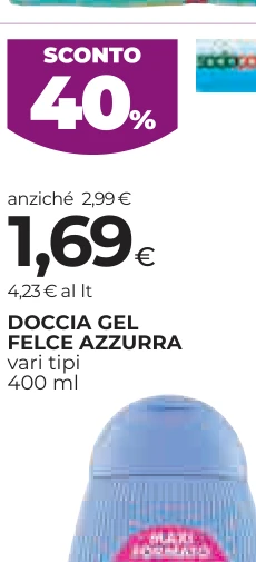 DOCCIA GEL FELCE AZZURRA