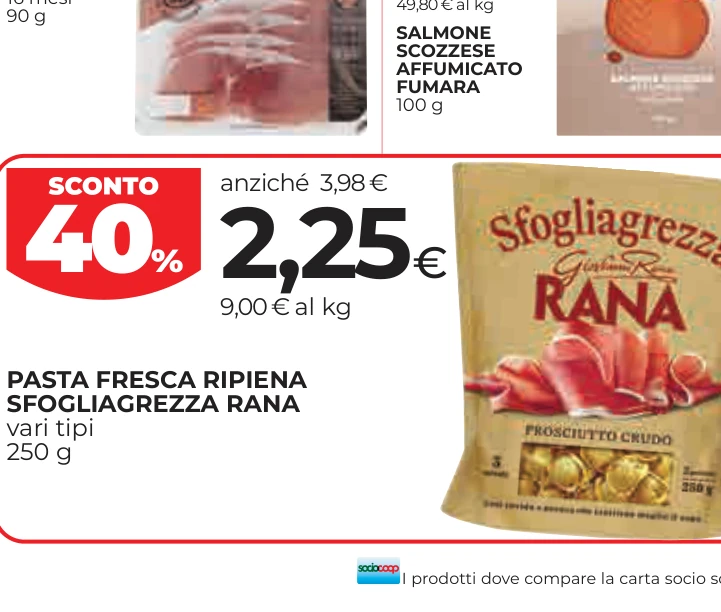 PASTA FRESCA RIPIENA SFOGLIAGREZZA RANA
