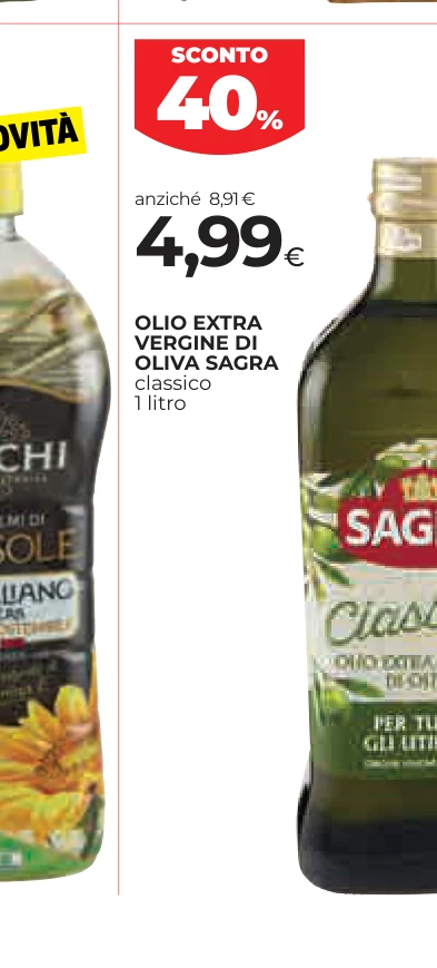 OLIO EXTRA VERGINE DI OLIVA SAGRA