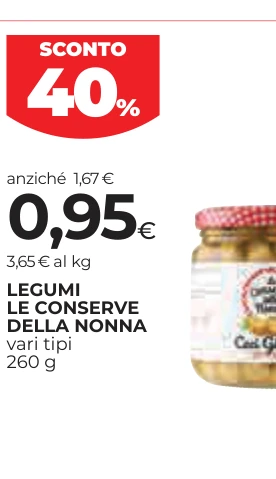 LEGUMI LE CONSERVE DELLA NONNA