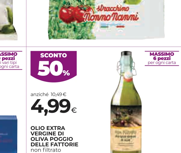 OLIO EXTRA VERGINE DI OLIVA POGGIO DELLE FATTORIE