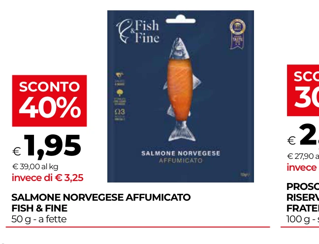 SALMONE NORVEGESE AFFUMICATO FISH & FINE