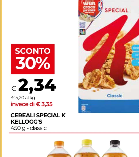 CEREALI SPECIAL K KELLOGG'S