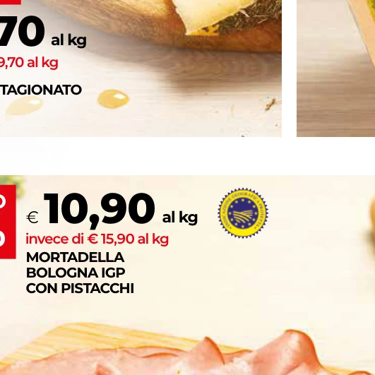 MORTADELLA BOLOGNA IGP CON PISTACCHI