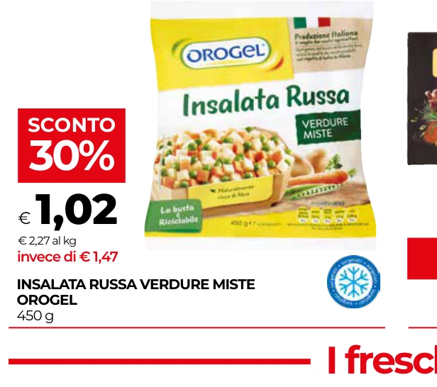 INSALATA RUSSA VERDURE MISTE OROGEL