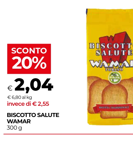 BISCOTTO SALUTE WAMAR