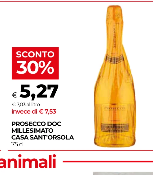 PROSECCO DOC MILLESIMATO CASA SANT'ORSOLA