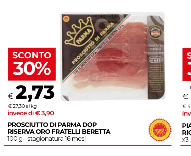 PROSCIUTTO DI PARMA DOP RISERVA ORO FRATELLI BERETTA