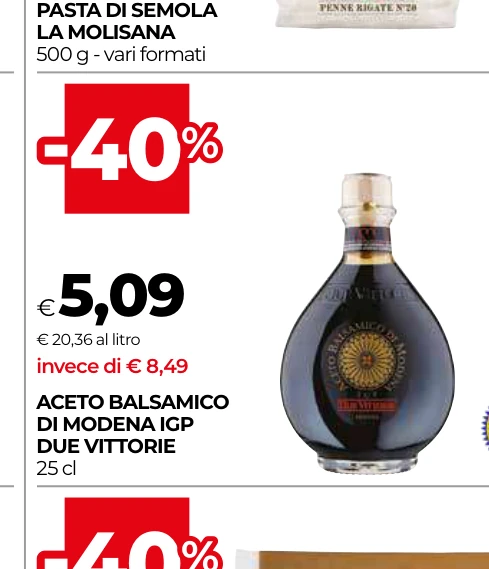 ACETO BALSAMICO DI MODENA IGP DUE VITTORIE