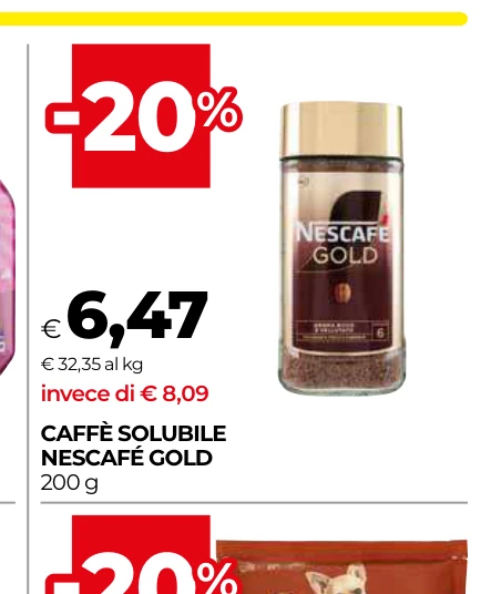 CAFFÈ SOLUBILE NESCAFÉ GOLD