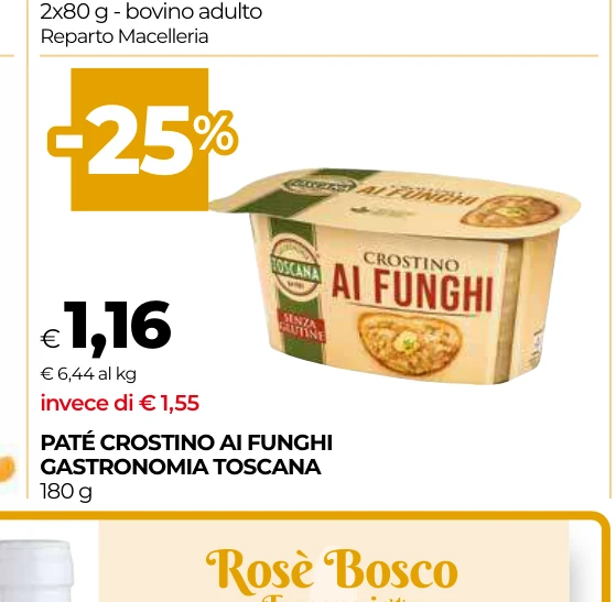 PATÉ CROSTINO AI FUNGHI GASTRONOMIA TOSCANA