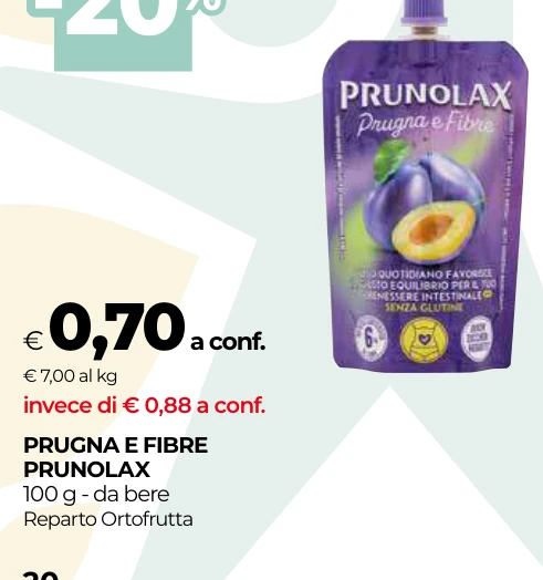 PRUGNA E FIBRE PRUNOLAX