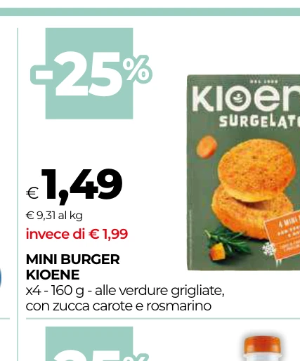 MINI BURGER KIOENE