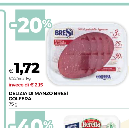 DELIZIA DI MANZO BRESÌ GOLFERA