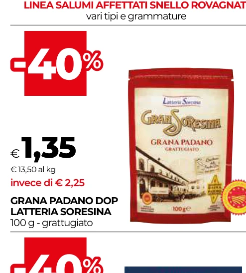 GRANA PADANO DOP LATTERIA SORESINA