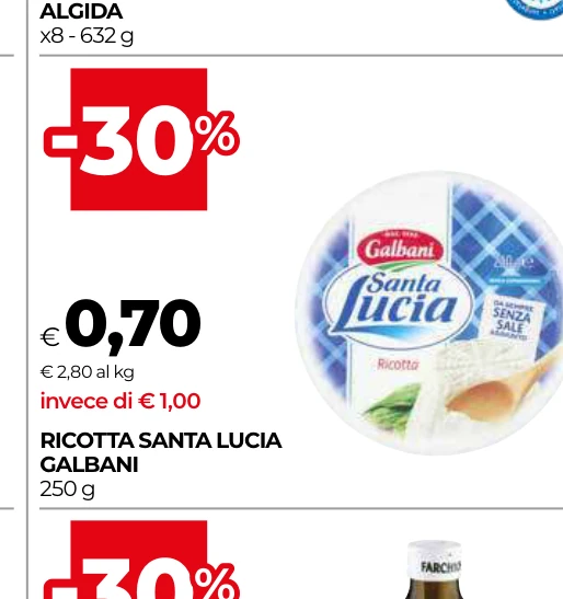RICOTTA SANTA LUCIA GALBANI